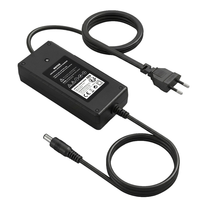 Uniwersalna ładowarka / Zasilacz Maclean Energy, do hulajnóg, 42V DC, 2A, Max 85W, Fast Charging, 6 wtyczek, MCE667