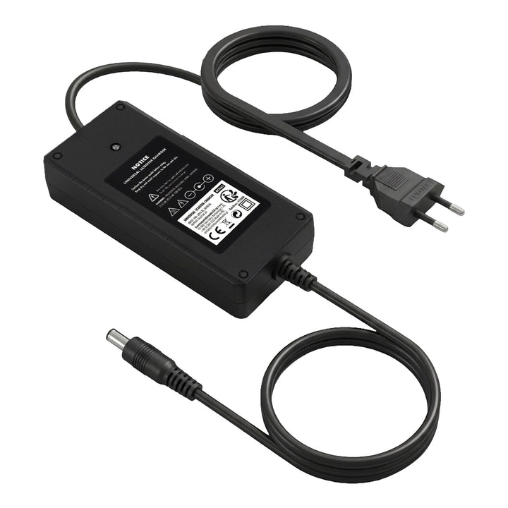 Uniwersalna ładowarka / Zasilacz Maclean Energy, do hulajnóg, 54,6V DC, 2A, Max 110W, Fast Charging, 6 wtyczek, MCE665