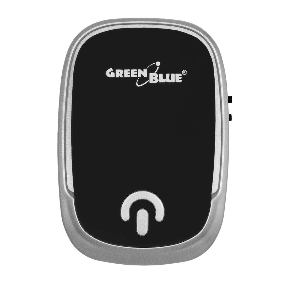 Dzwonek bezprzewodowy GreenBlue, 38 melodii, 90dB, czarny, zasięg do 200m, GB404 B