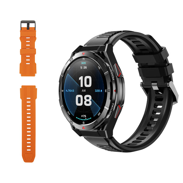 Smartwatch BLOW X14 Pro, Wyświetlacz AMOLED 1,43", Bateria 490mAh, GPS, 4GB RAM i 256MB pamięci, Funkcje zdrowotne, 2 kolory paska, 89-016#