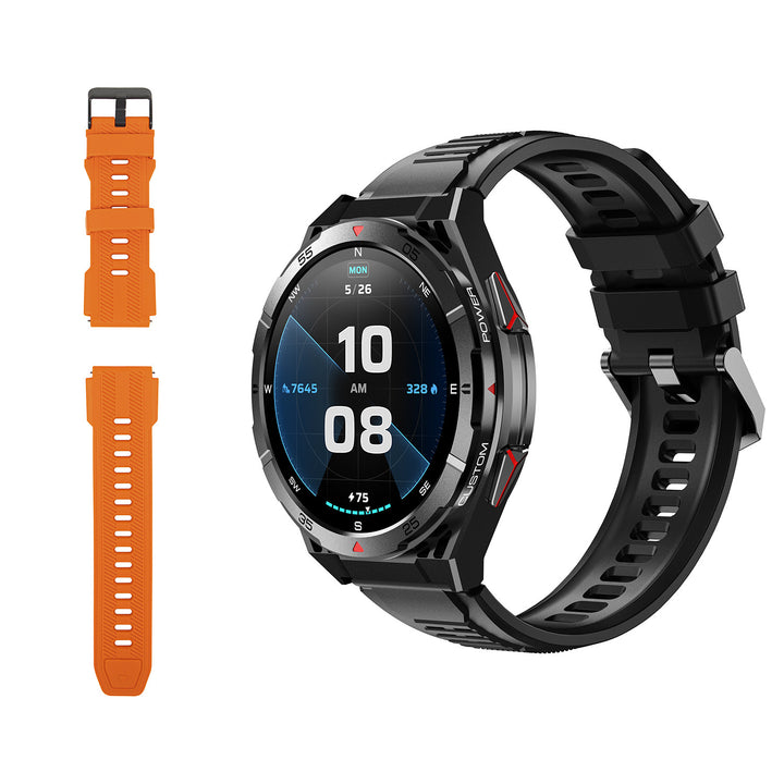 Smartwatch BLOW X14 Pro, Wyświetlacz AMOLED 1,43", Bateria 490mAh, GPS, 4GB RAM i 256MB pamięci, Funkcje zdrowotne, 2 kolory paska, 89-016#