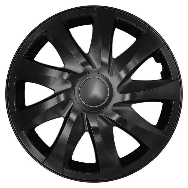 Kołpaki uniwersalne 13'' NRM DRACO black mat 4 sztuki