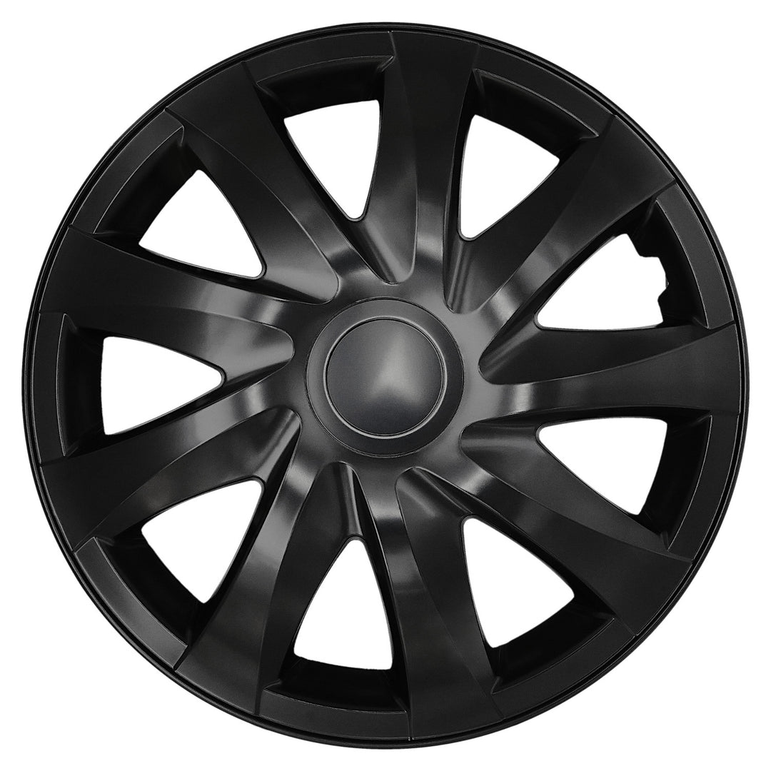 Kołpaki uniwersalne 15'' NRM DRACO black mat 4 sztuki