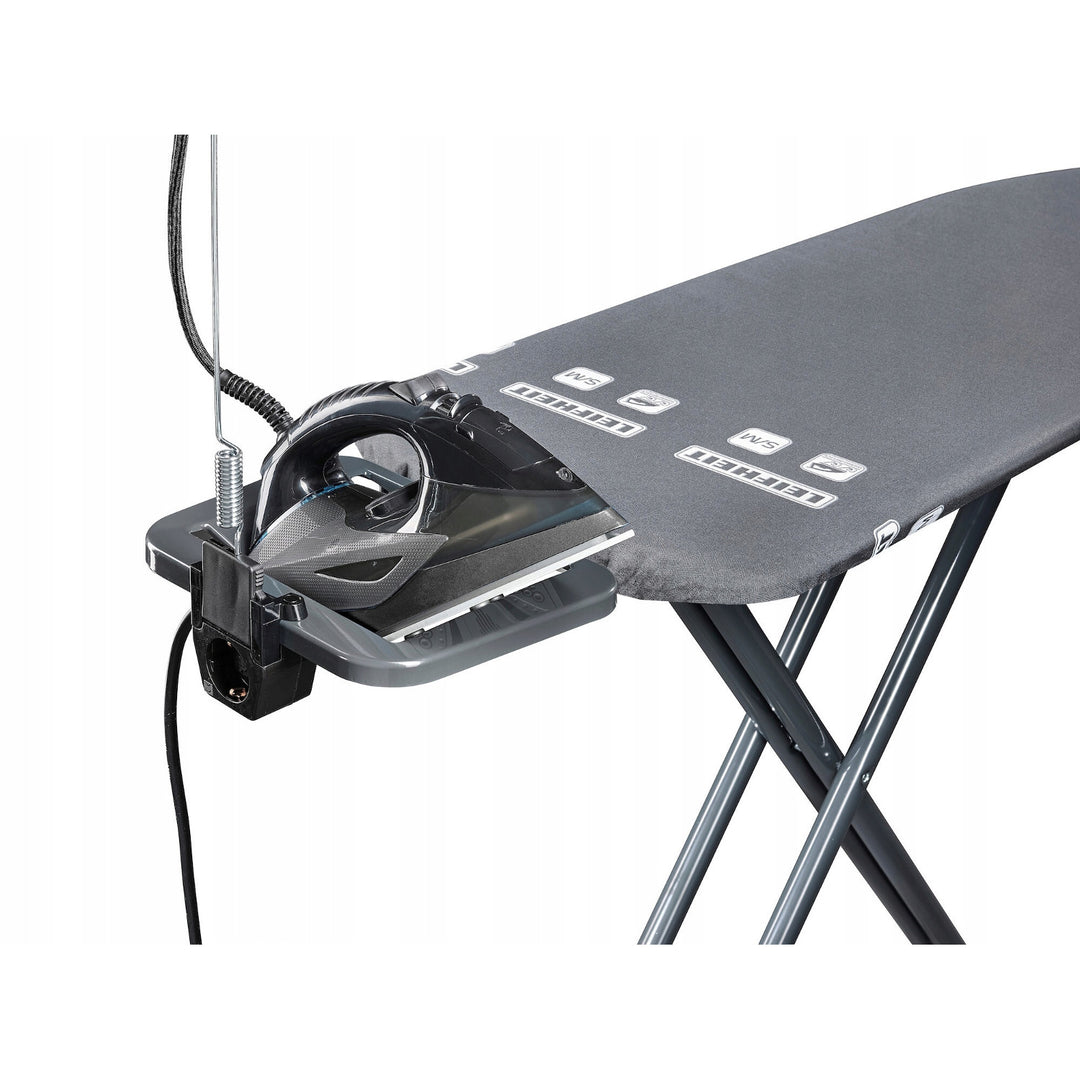 Deska do prasowania Leifheit Air Board M Black Plus, odbija ciepło i parę, regulacja wysokości, 72485