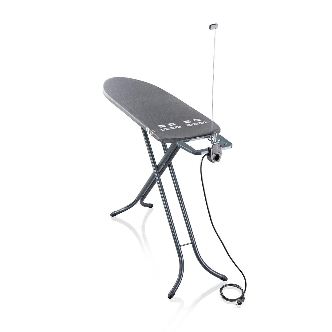 Deska do prasowania Leifheit Air Board M Black Plus, odbija ciepło i parę, regulacja wysokości, 72485