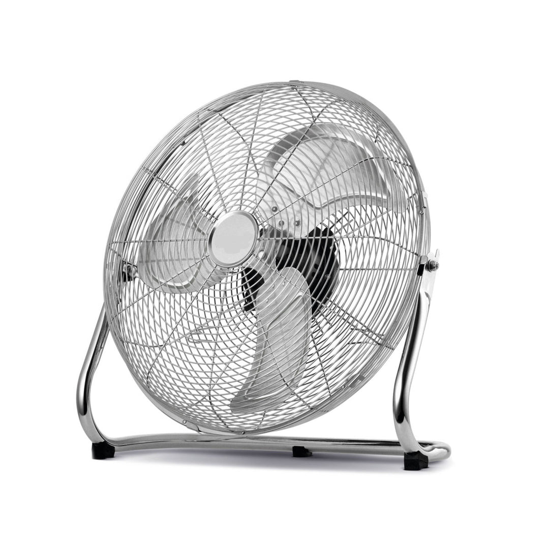 Wentylator podłogowy HanksAir, moc 80W, 3 poziomy pracy, wykonany ze stali chromowanej, średnica 40cm, długość przewodu 1,5m, W021