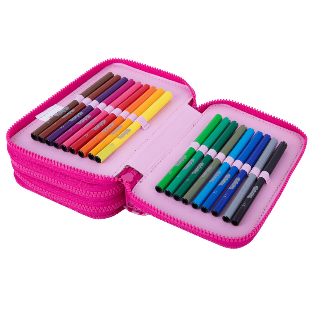 Zestaw szkolny Hello Kitty Coolpack, plecak 3-komorowy Jerry (15"), piórnik Jumper 3 z wyposażeniem oraz worek sportowy na buty