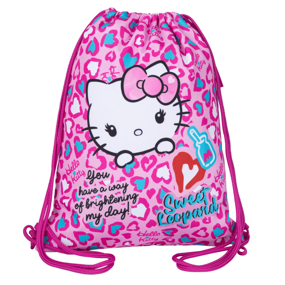 Zestaw szkolny Hello Kitty Coolpack, plecak 3-komorowy Jerry (15"), piórnik Jumper 3 z wyposażeniem oraz worek sportowy na buty