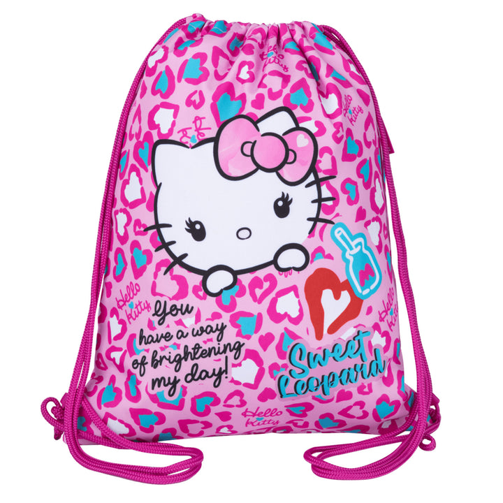 Zestaw szkolny Hello Kitty Coolpack, plecak 3-komorowy Jerry (15"), piórnik Jumper 3 z wyposażeniem oraz worek sportowy na buty