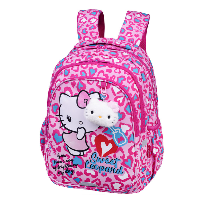 Zestaw szkolny Hello Kitty Coolpack, plecak 3-komorowy Jerry (15"), piórnik Jumper 3 z wyposażeniem oraz worek sportowy na buty