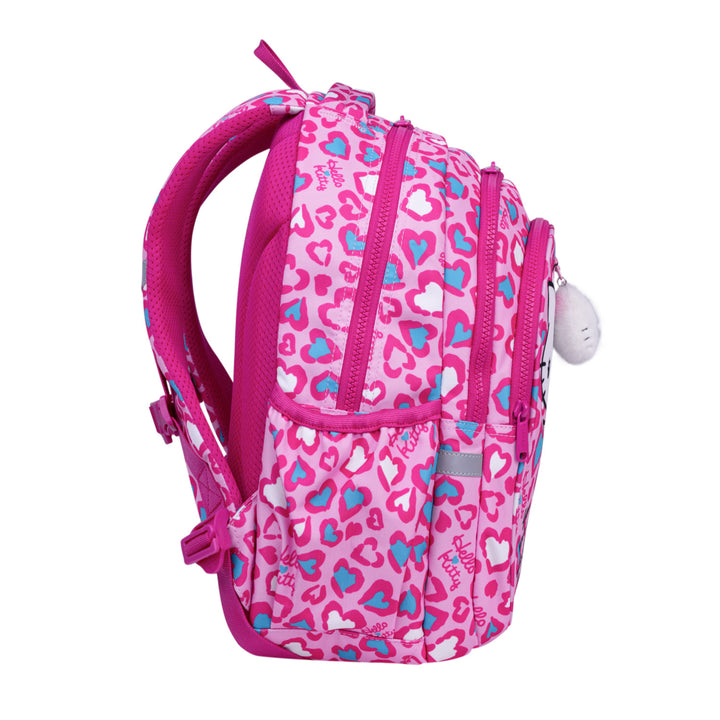 Zestaw szkolny Hello Kitty Coolpack, plecak 3-komorowy Jerry (15"), piórnik Jumper 3 z wyposażeniem oraz worek sportowy na buty