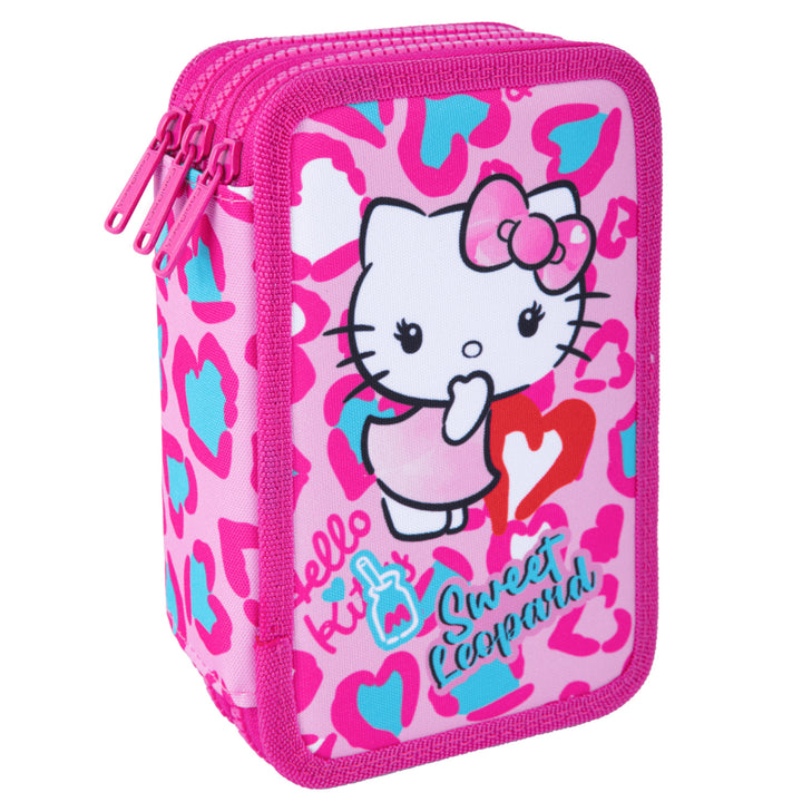 Zestaw szkolny Hello Kitty Coolpack, plecak 3-komorowy Jerry (15"), piórnik Jumper 3 z wyposażeniem oraz worek sportowy na buty