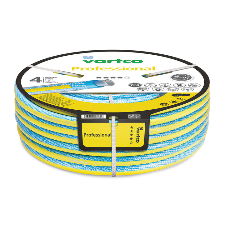 Wąż ogrodowy Vartco Professional 1" 20m 4 warstwowy, system TFS