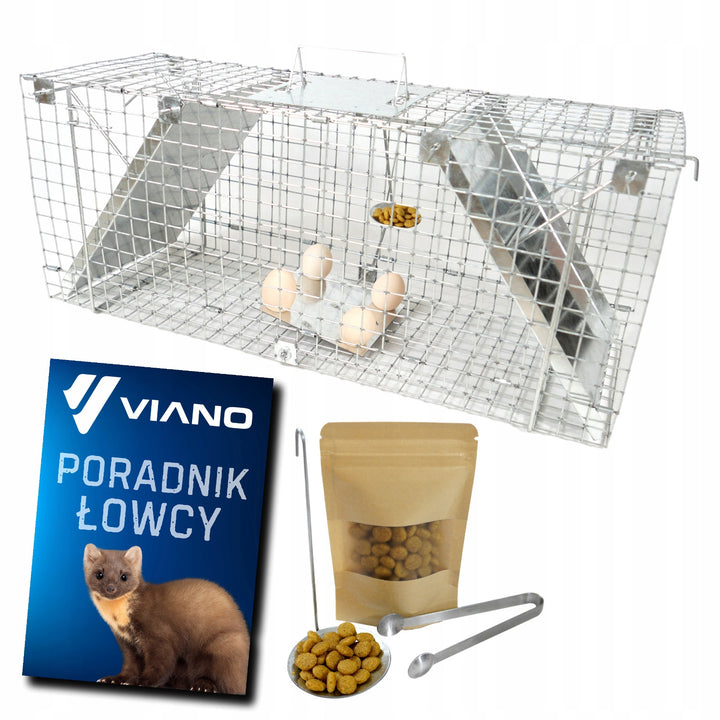 Żywołapka, pułapka na kuny, szczury, myszy, norki, łasice, Viano P1