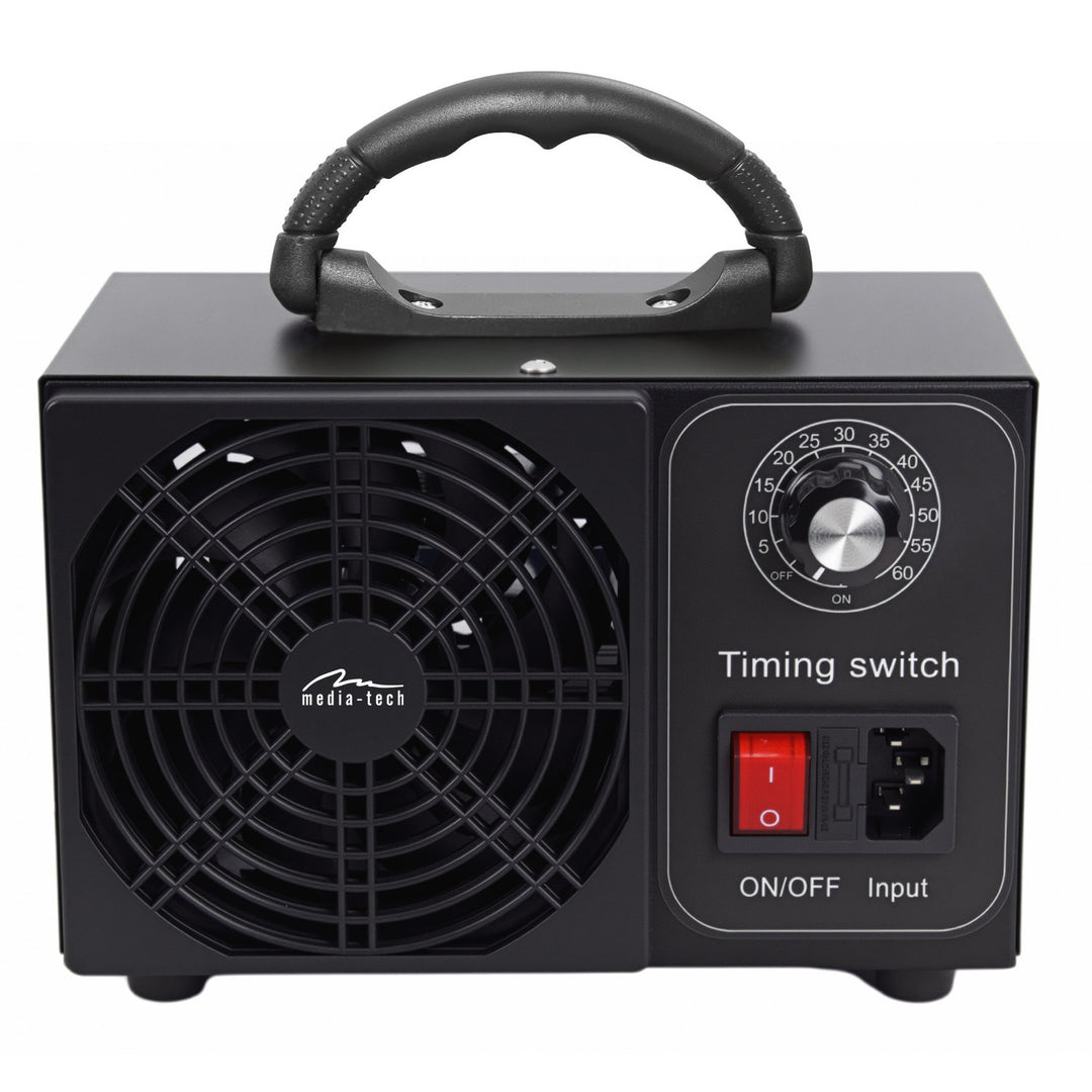 Profesjonalny ozonator do dezynfekcji i oczyszczania powietrza, Mediatech, Emisja ozonu: 60000 mg/h, TIMER, Moc: 140W, metalowa obudowa