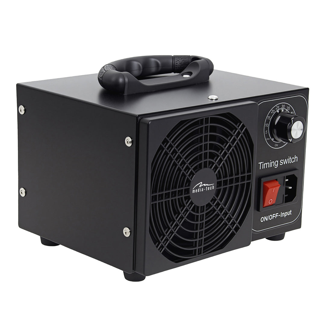 Profesjonalny ozonator do dezynfekcji i oczyszczania powietrza, Mediatech, Emisja ozonu: 60000 mg/h, TIMER, Moc: 140W, metalowa obudowa