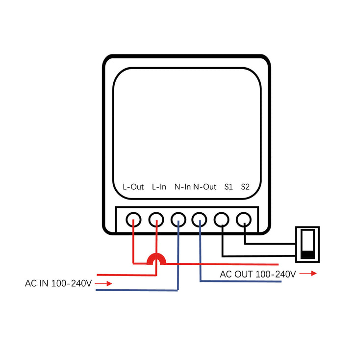 Przekaźnik WiFi dopuszkowy GreenBlue, Android/iOS/Alexa/Google Home,100-240V AC, 50/60Hz, max.16A, dla LED 150W, GB739, 2 sztuki