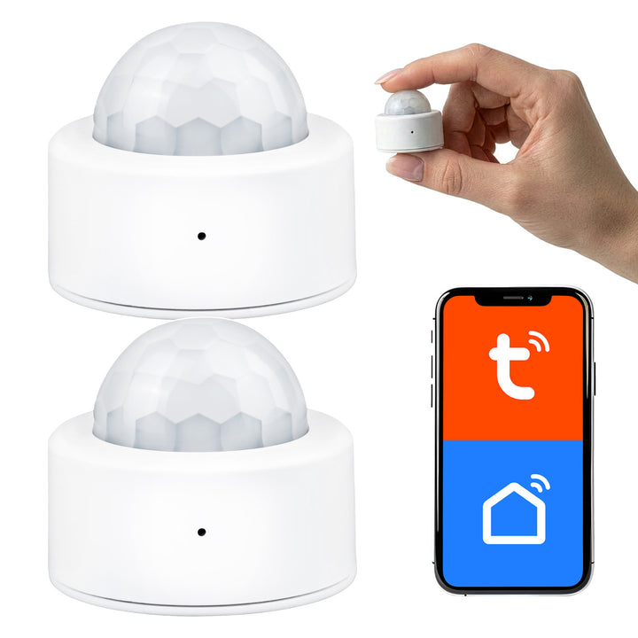 Bezprzewodowy czujnik ruchu Zigbee Tuya GreenBlue, Android/iOS/,CR2450 DC 3.0V, zakr. detekcji 120° / do 8m, GB740, 2 sztuki