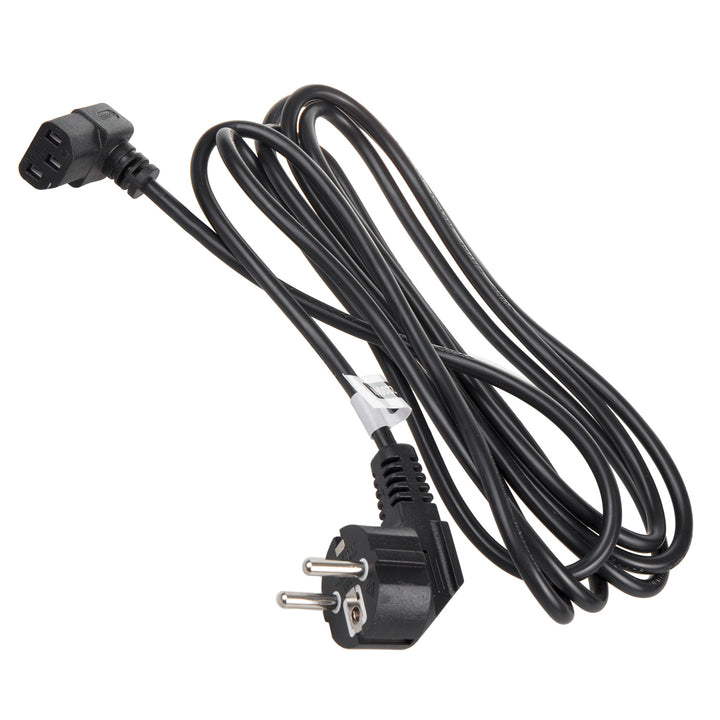 Kabel zasilający Maclean, kątowy, 3 pin, wtyk EU, 3m, MCTV-854, 3 sztuki