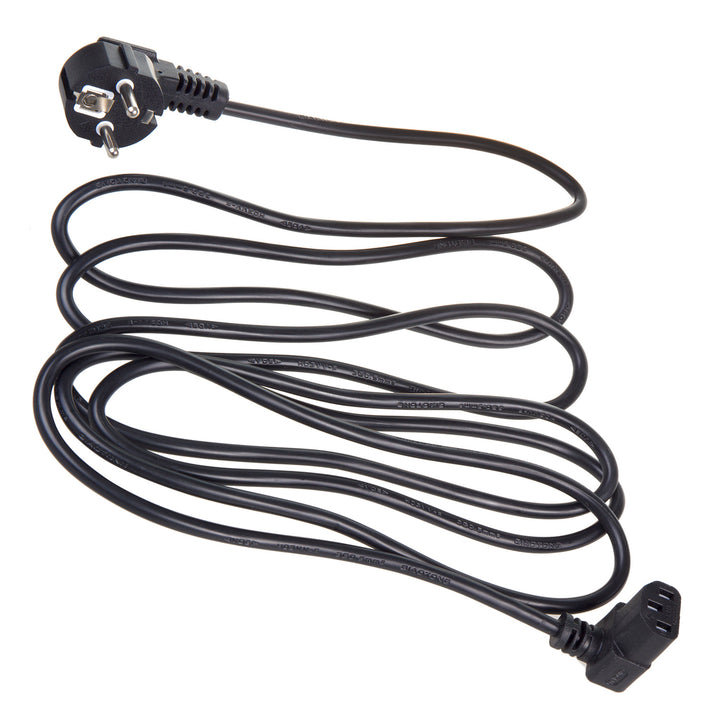 Kabel zasilający Maclean, kątowy, 3 pin, wtyk EU, 1,5m, MCTV-851, 3 sztuki