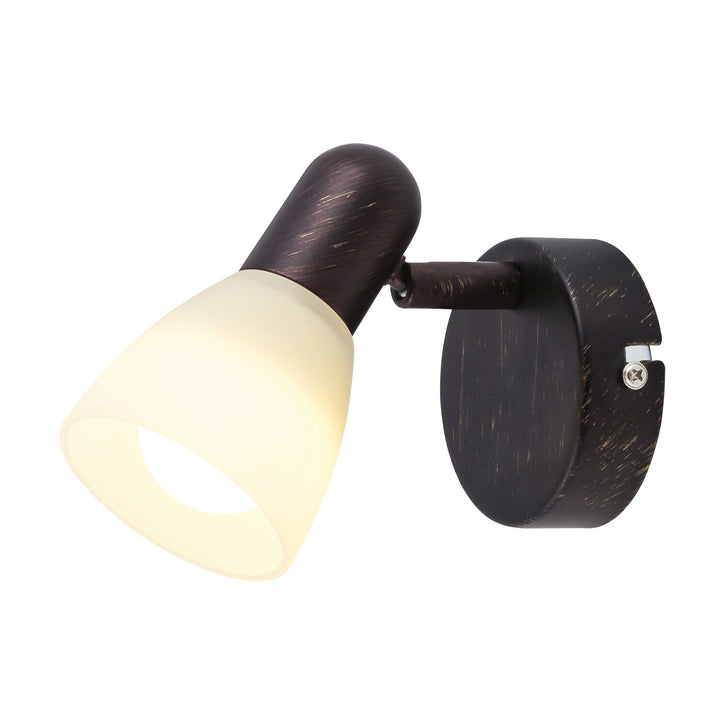 Lampa Soma spot E14 maks 40W brąz antyczny 6591, 2 sztuki