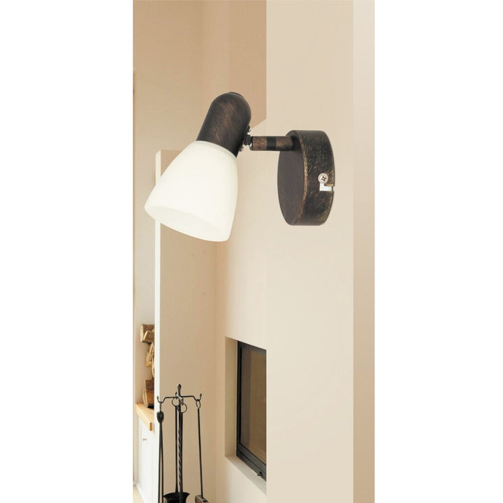 Lampa Soma spot E14 maks 40W brąz antyczny 6591, 2 sztuki