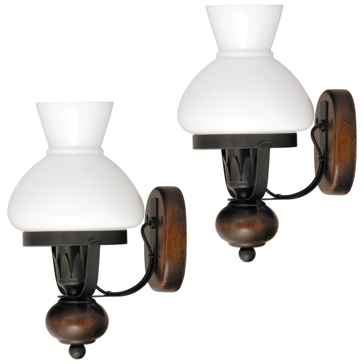 Lampa ścienna RABALUX PETRONEL 7077 do pokoju dziennego jadalni sypialni, 2 sztuki