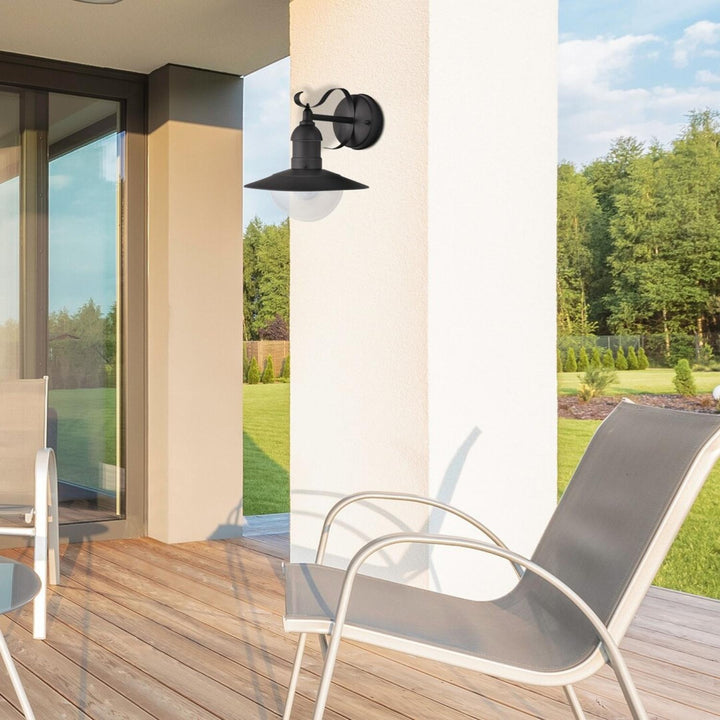 Kinkiet ogrodowy Oslo Rabalux na elewację czarny E27 maks 60W IP43 230 V, 2 sztuki