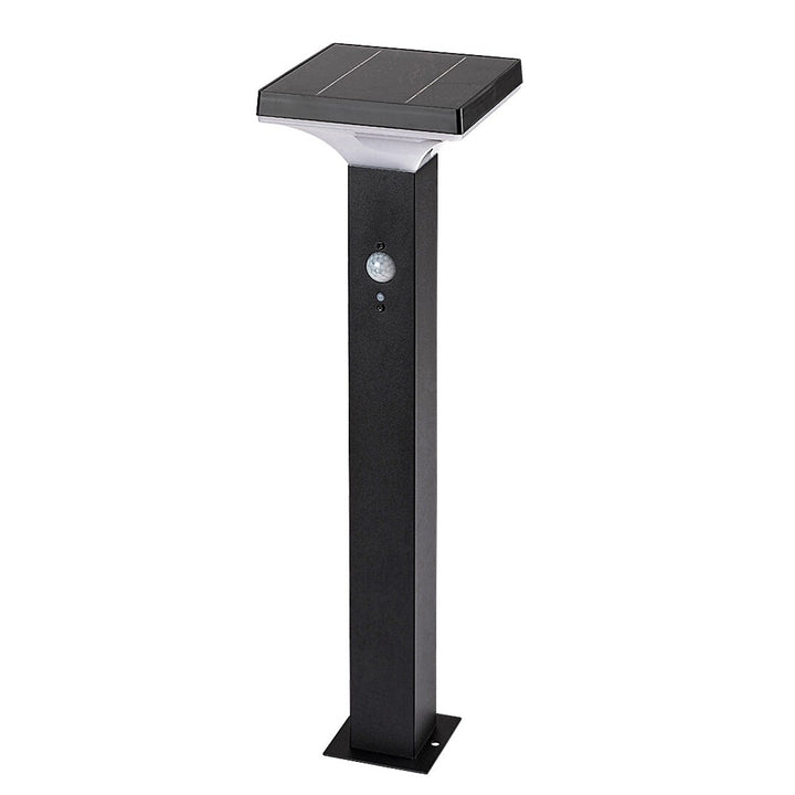 Lampa Rabalux, zewnętrza, solarna, stojąca, LED 4W, IP44, czarna, Geleen, 4 sztuki