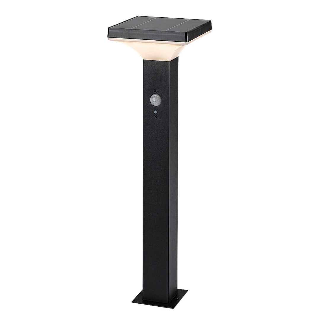Lampa Rabalux, zewnętrza, solarna, stojąca, LED 4W, IP44, czarna, Geleen, 4 sztuki