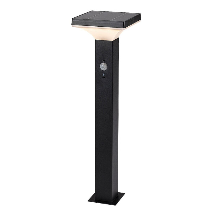 Lampa Rabalux, zewnętrza, solarna, stojąca, LED 4W, IP44, czarna, Geleen, 4 sztuki