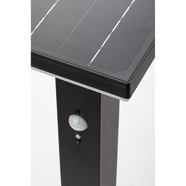 Lampa Rabalux, zewnętrza, solarna, stojąca, LED 4W, IP44, czarna, Geleen, 4 sztuki