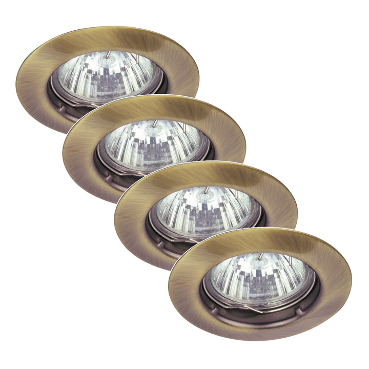 Oprawa podtynkowa Rabalux, IP20, brązowa, GU5.3, 12V, Spot Relight, 4 sztuki