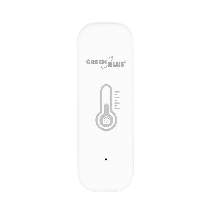 Czujnik temperatury i wilgotności WiFi GreenBlue, Android/iOS/Alexa/Google Home, 3.0V DC, LR03x2, GB737 2 sztuki + 4x bateria AAA alkaliczna Varta Industrial 4003