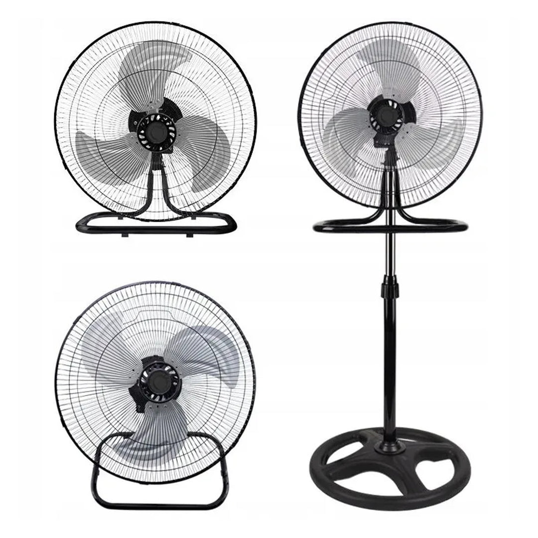 Wentylator stojący LTC, 18", kolor czarny, regulowana wysokość, moc 50W, LXWT04C