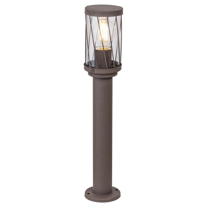 Lampa ogrodowa stojąca Rabalux Budapest, IP44, kolor brązowy, gwint E27, max 40W, 8889