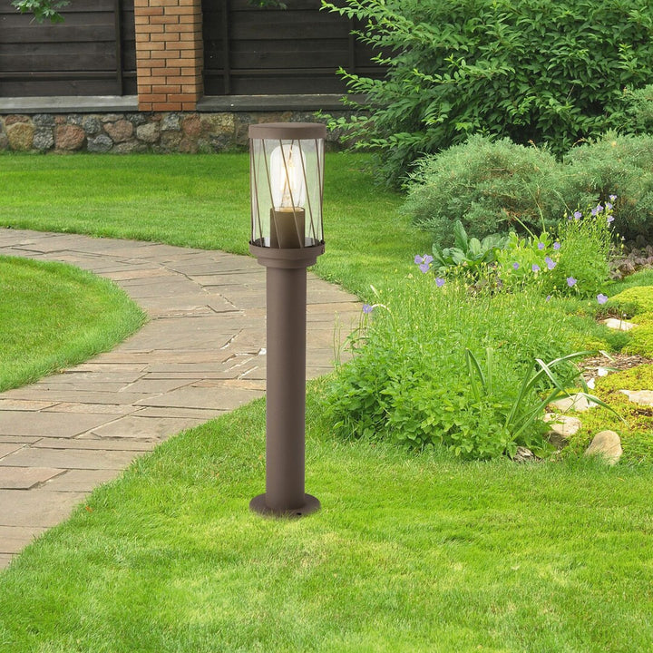 Lampa ogrodowa stojąca Rabalux Budapest, IP44, kolor brązowy, gwint E27, max 40W, 8889