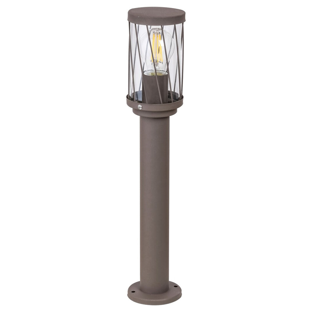Lampa ogrodowa stojąca Rabalux Budapest, IP44, kolor brązowy, gwint E27, max 40W, 8889