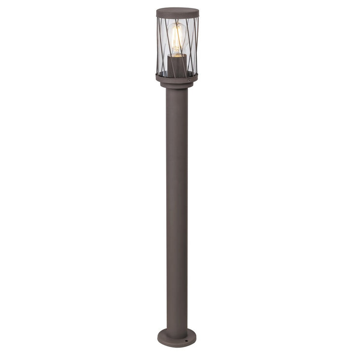 Lampa ogrodowa stojąca Rabalux Budapest, IP44, kolor brązowy, gwint E27, max 40W, 8890