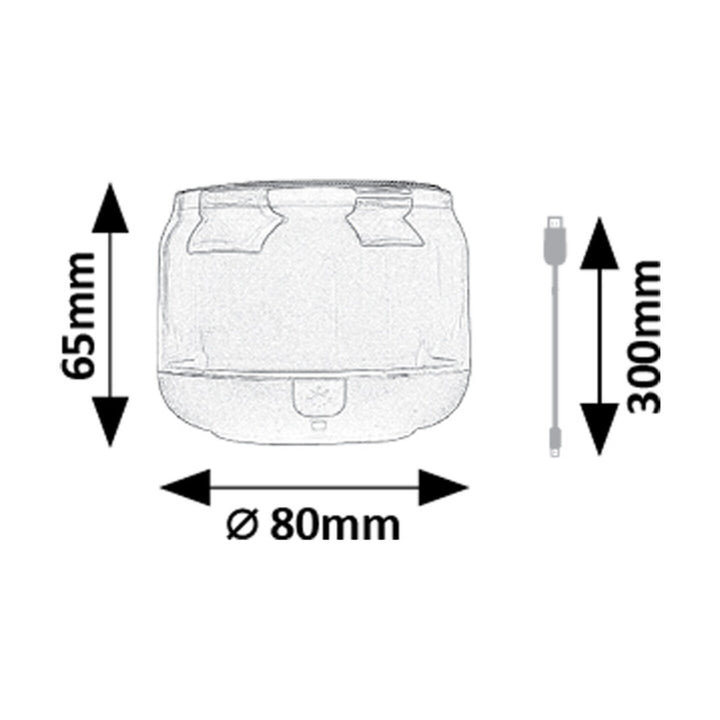 Lamba biurkowa Rabalux Radelia, głośnik Bluetooth, RGB, czarna, IP20, akumulator, 76110