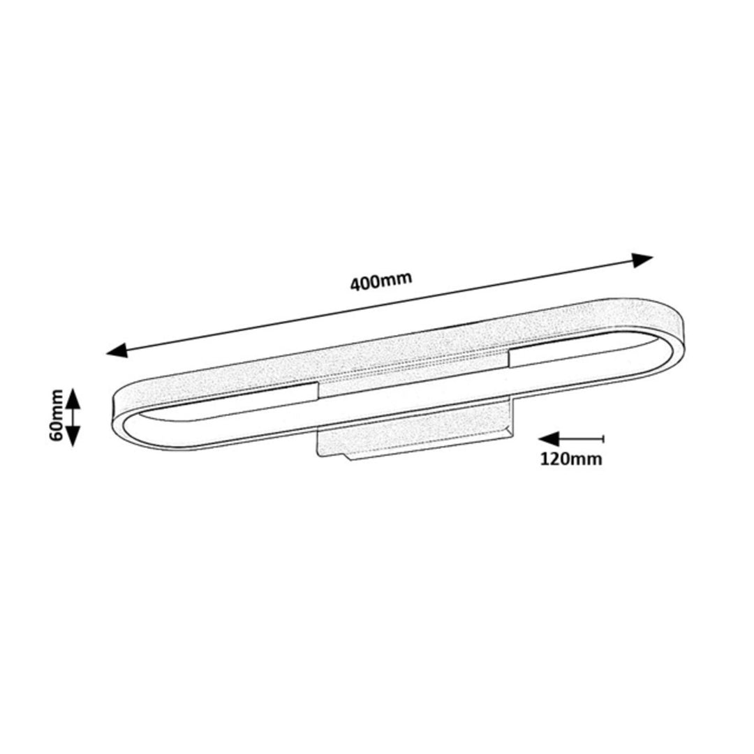 Lampa łazienkowa Rabalux Odran, LED 15W, IP44, 4000 K, 75055