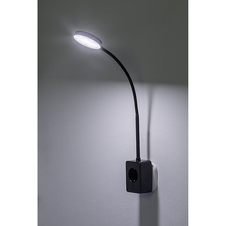 Lampa ścienna Rabalux Tivro, LED 4W, czarna, IP20, 3 warianty temperatury 3000, 4000, 6000, 71283