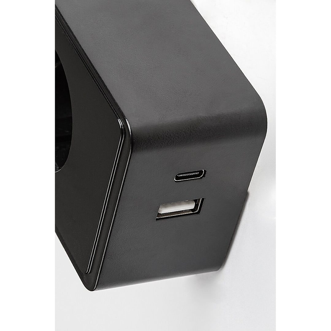 Lampa ścienna Rabalux Tivro, LED 4W, czarna, IP20, 3 warianty temperatury 3000, 4000, 6000, 71283