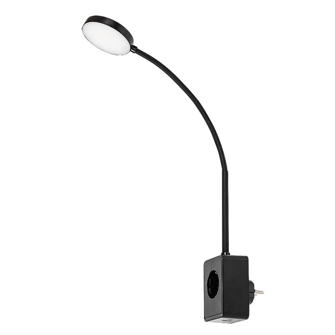 Lampa ścienna Rabalux Tivro, LED 4W, czarna, IP20, 3 warianty temperatury 3000, 4000, 6000, 71284