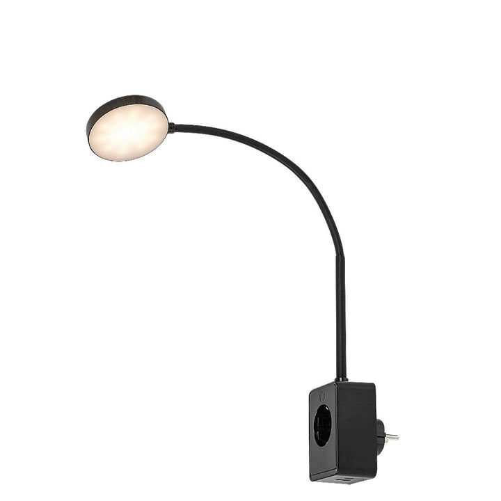 Lampa ścienna Rabalux Tivro, LED 4W, czarna, IP20, 3 warianty temperatury 3000, 4000, 6000, 71284