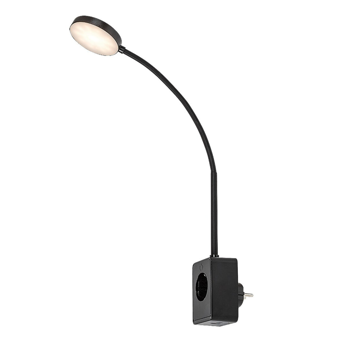 Lampa ścienna Rabalux Tivro, LED 4W, czarna, IP20, 3 warianty temperatury 3000, 4000, 6000, 71284