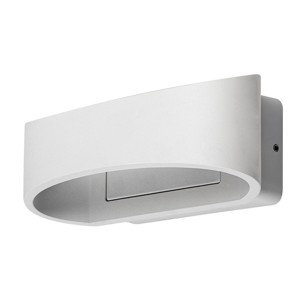 Zewnętrzna lampa ścienna Rabalux Gerla, biała, LED 9W, IP54, 3000 K, 77178