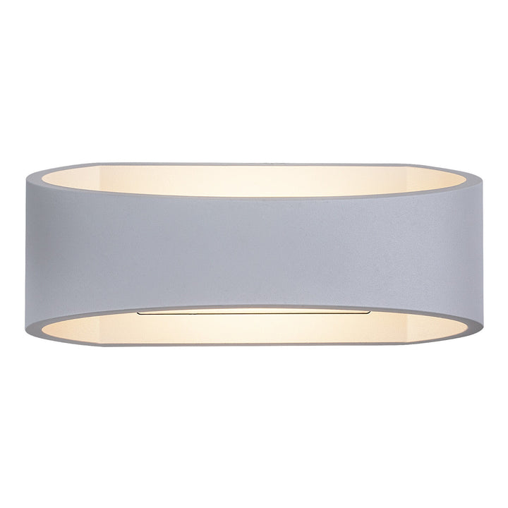 Zewnętrzna lampa ścienna Rabalux Gerla, biała, LED 9W, IP54, 3000 K, 77178