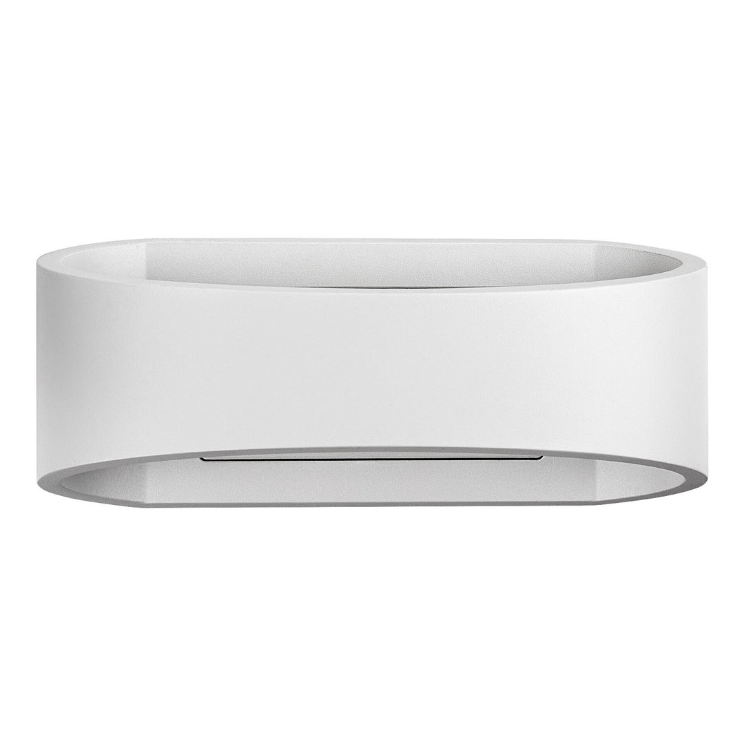 Zewnętrzna lampa ścienna Rabalux Gerla, biała, LED 9W, IP54, 3000 K, 77178