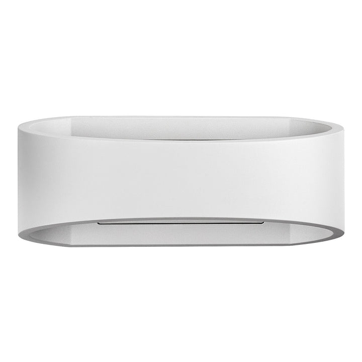 Zewnętrzna lampa ścienna Rabalux Gerla, biała, LED 9W, IP54, 3000 K, 77178